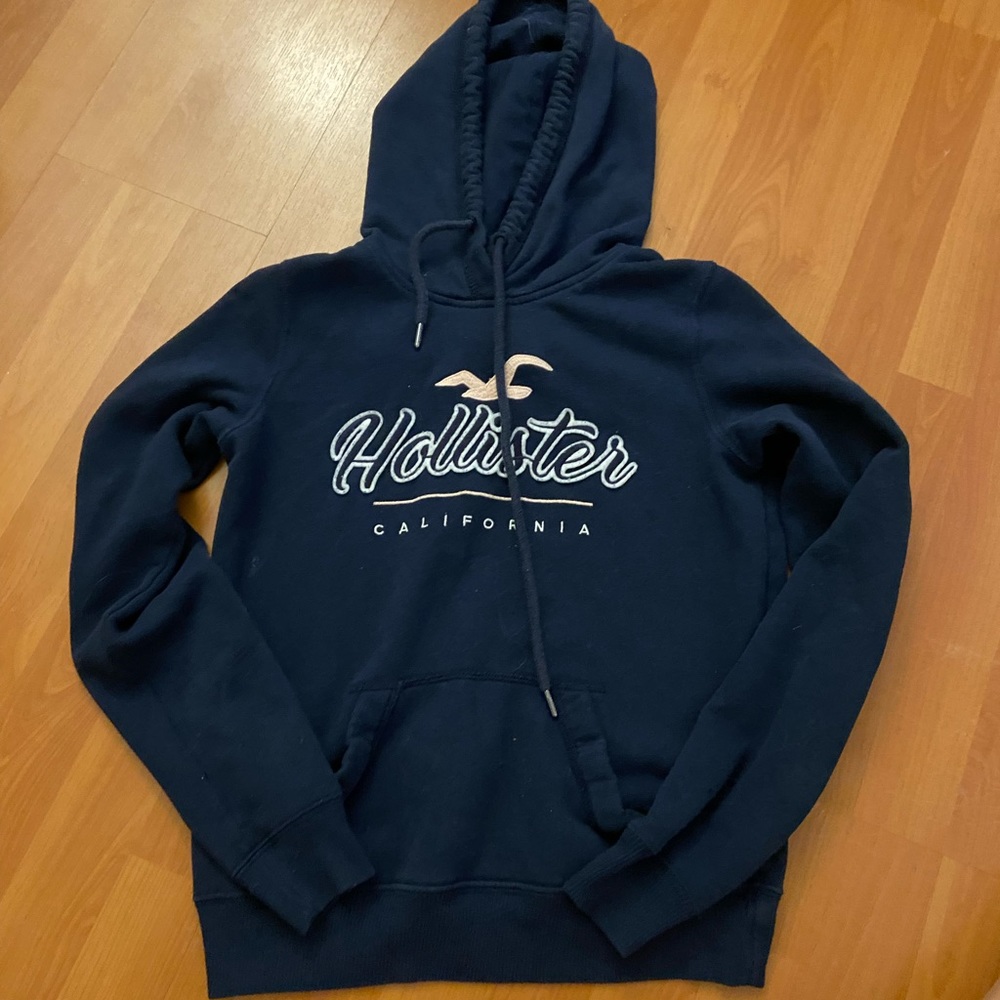 BLUE HOLLISTER HOODIE